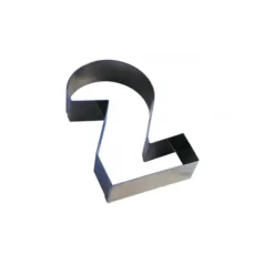 FIN DE SERIE Chiffre inox 2 Moule-Découpoir 200 mm Gobel