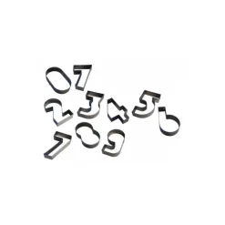 FIN DE SERIE Chiffre inox 2 Moule-Découpoir 200 mm Gobel