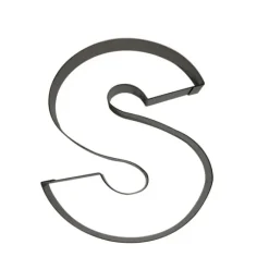 FIN DE SERIE Lettre inox S Moule-Découpoir Gobel