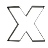 FIN DE SERIE Lettre inox X Moule-Découpoir Gobel