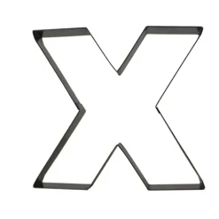 FIN DE SERIE Lettre inox X Moule-Découpoir Gobel