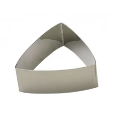 FIN DE SERIE Nonnette Inox Triangle Bombé 6 cm x H 3 cm Gobel