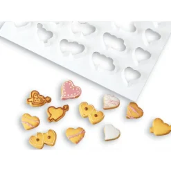 FIN DE SERIE Plaque Découpoirs Coeurs