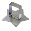 FIN DE SERIE Poussoir Etoile inox 78 x 78 mm - Gobel