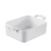 FIN DE SERIE Ramequin Rectangulaire Blanc 12x10 cm Belle Cuisine Revol