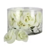 Fleur en sucre Roses Blanches Ø 3,5 cm (x15) Mallard Ferrière