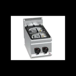 Fourneau 2 Brûleurs Eco Power à Poser 600 x 300 x 290 mm Berto's