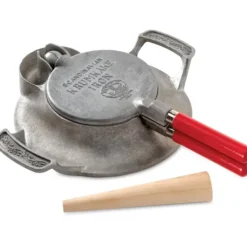 Gaufrier Norvégien Krumkake Fonte d'Aluminium Ø13 cm Nordic Ware