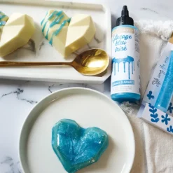 Glaçage Bleu Pailleté Goût Chocolat 140 g Scrapcooking