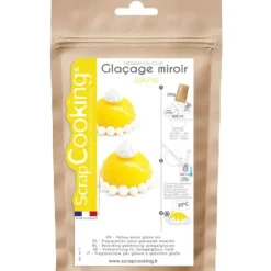 Glaçage Miroir Jaune 220 g Scrapcooking