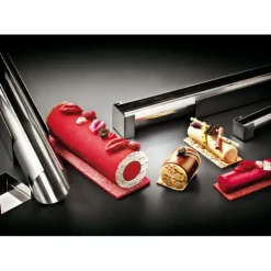 Gouttière à Bûche Inox 35 x 6 cm