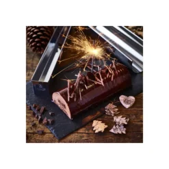 Gouttière à Bûche Ronde Démontable Inox 30.5 x 8.5 x 7.2 cm De Buyer