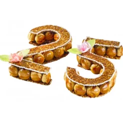 Grand Emporte Pièce Inox Chiffre 3 32x16 cm