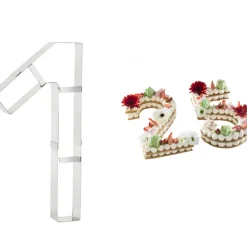 Grand Emporte Pièce Inox Chiffre 1 32x16 cm