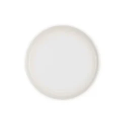 Grande Assiette en Céramique Cocon 27 cm Meringue Le Creuset