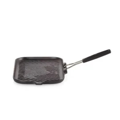 Gril en Fonte rectangulaire 36 x 20 cm avec Manche repliable Le Creuset