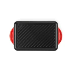 Gril en Fonte Rectangulaire 32 cm Cerise Le Creuset