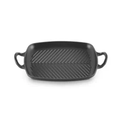 Gril en Fonte Rectangulaire 30 cm Noir Mat Le Creuset