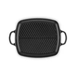 Gril en Fonte Rectangulaire 30 cm Noir Mat Le Creuset
