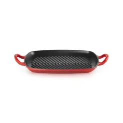 Gril en Fonte Rectangulaire 30 cm Cerise Le Creuset