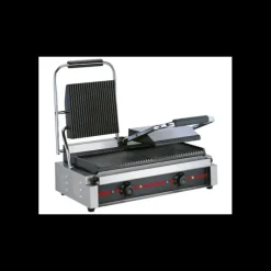 Grill Panini Rainuré Double 3,6 kW
