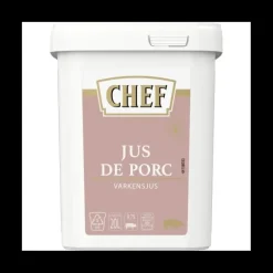 Jus de Porc déshydraté 20L 600g CHEF