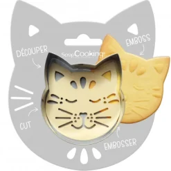 Kit Biscuit Chat 7,2 cm ScrapCooking