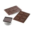 Kit Biscuit Chocolat Rectangulaire Noël 4,7 x 5,7 cm (x6) Silikomart