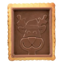 Kit Biscuit Chocolat Rectangulaire Noël 4,7 x 5,7 cm (x6) Silikomart