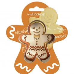 Kit Biscuit de Noël Bonhomme 8,7 cm Scrapcooking