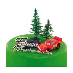 Kit Décor Gâteau Cars (4 pièces)