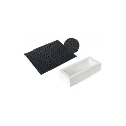 Kit Moule à Bûche et Tapis Décor Pois SilikoMart Professional