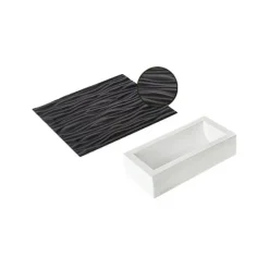 Kit Moule à bûche et Tapis Effet Bois SilikoMart Professional