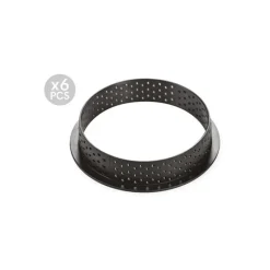 Kit Moule Silicone 6 Tartelettes Ø 80mm Paradis Silikomart Professional