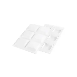 Kit Moule Silicone 6 Tartelettes Carrées 80mm Silikomart Professional