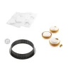 Kit Moule Silicone 4 Tartelettes Ø 100mm Silikomart Professional