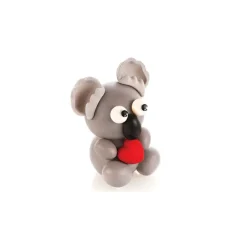 Kit Moules Chocolat Koala en PVC 15,5 cm x H 16 cm (x4) Silikomart Professional