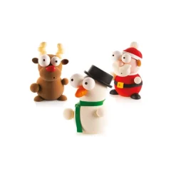 Kit Moules Chocolat Père Noël en PVC 18,8 cm x H 24,8 cm (x5) Silikomart Professional