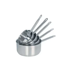 Lot de 5 casseroles inox tous feux