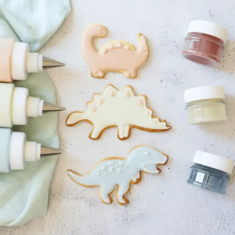 Lot de 3 Colorants Alimentaires d'Origine Naturelle Bleu, Vert, Beige Scrapcooking