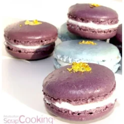 Lot de 3 Colorants en Poudre Alimentaire Pourpre/Orange/Bleu Scrapcooking