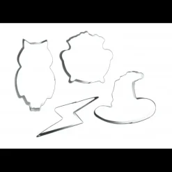 Lot de 4 Emporte-pièces Inox Sorcier Scrapcooking