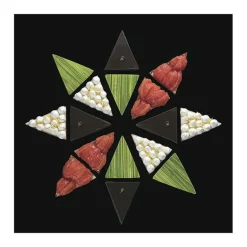 Lot de 8 Triangles à Part de Tarte individuelle