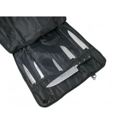 Mallette de cuisine 5 couteaux de cuisine et un fusil Arcos Universal Noir