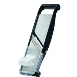 Mandoline Inox Compact-PRO Basalte 2 peignes Effileurs Bron Coucke