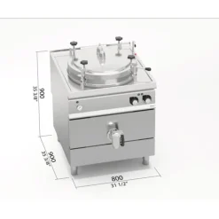 Marmite Electrique 150L Autoclave Berto's