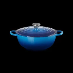 Marmite en fonte 26 cm Azur Le Creuset Signature