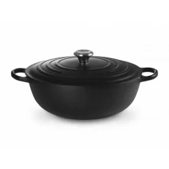 Marmite en Fonte 32 cm Noir Mat Le Creuset Signature