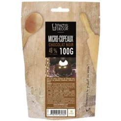 Micro-copeaux de Chocolat Noir 100 g Patisdécor