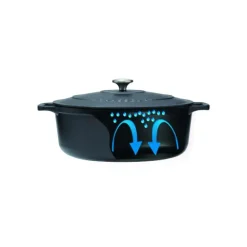 Mini Cocotte en Fonte Ronde 10 cm Noir Mat Chasseur